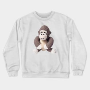 Gorilla Crochet Toy Baby Crewneck Sweatshirt